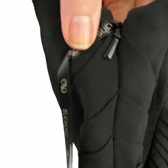 Sue Wong Black Beaded Sleeveless Cocktail Dress Size 6 - Picture 13 of 16